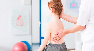 A child of low back pain